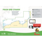 Polen och Litauen båtsportkort Satz 13